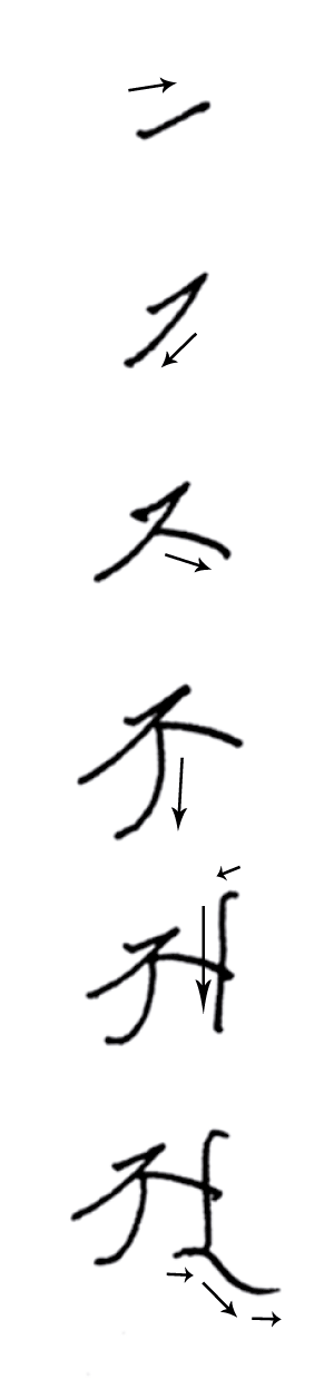 梵字 書き方